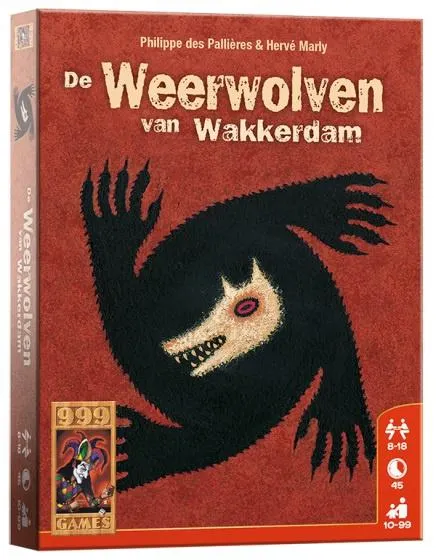 999 Games kaartspel De Weerwolven Van Wakkerdam (NL)