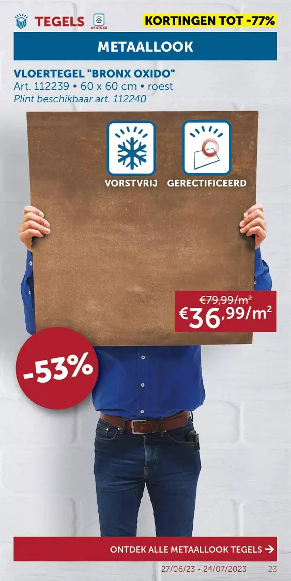 Zelfbouwmarkt folder van 27 juni tot 24 juli 2023 - folder pagina 23