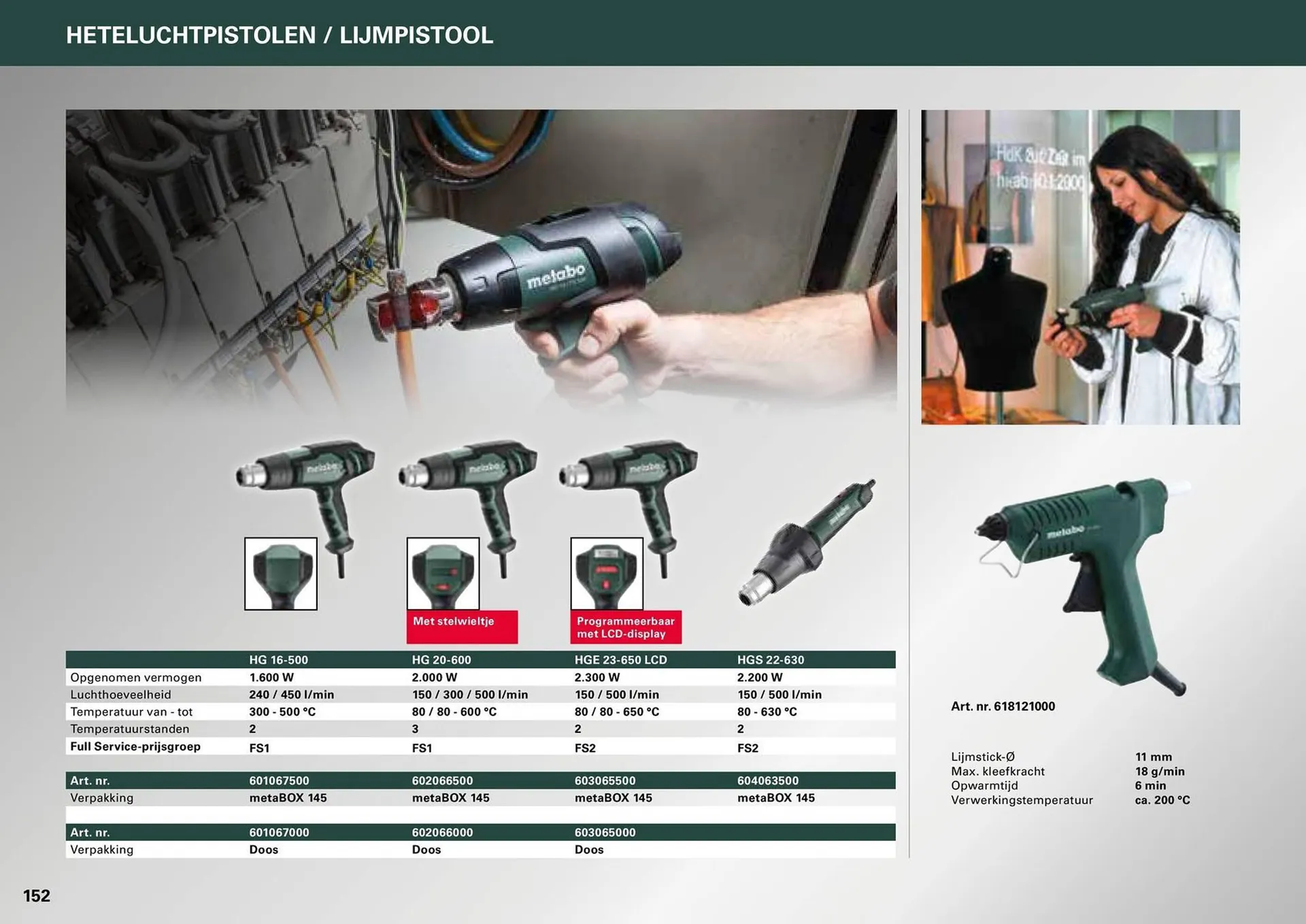 Metabo folder van 7 maart tot 31 december 2024 - folder pagina 152