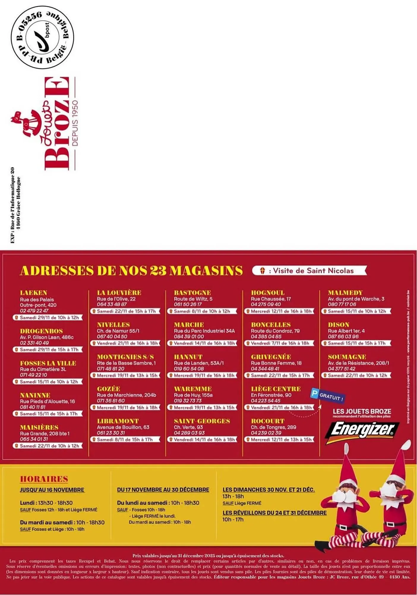 Broze folder van 6 november tot 31 december 2025 - folder pagina 116