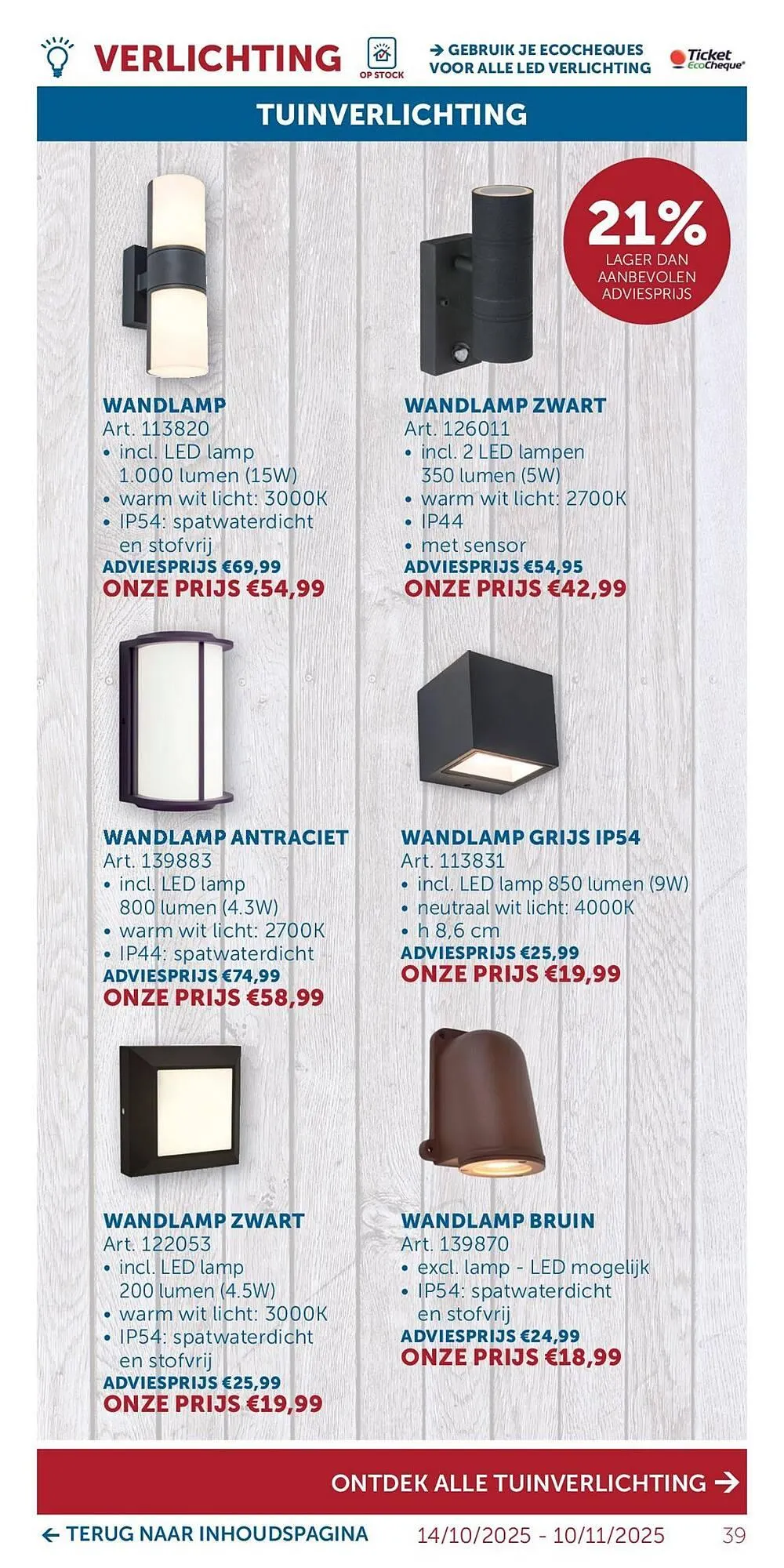 Zelfbouwmarkt folder van 14 oktober tot 10 november 2025 - folder pagina 39