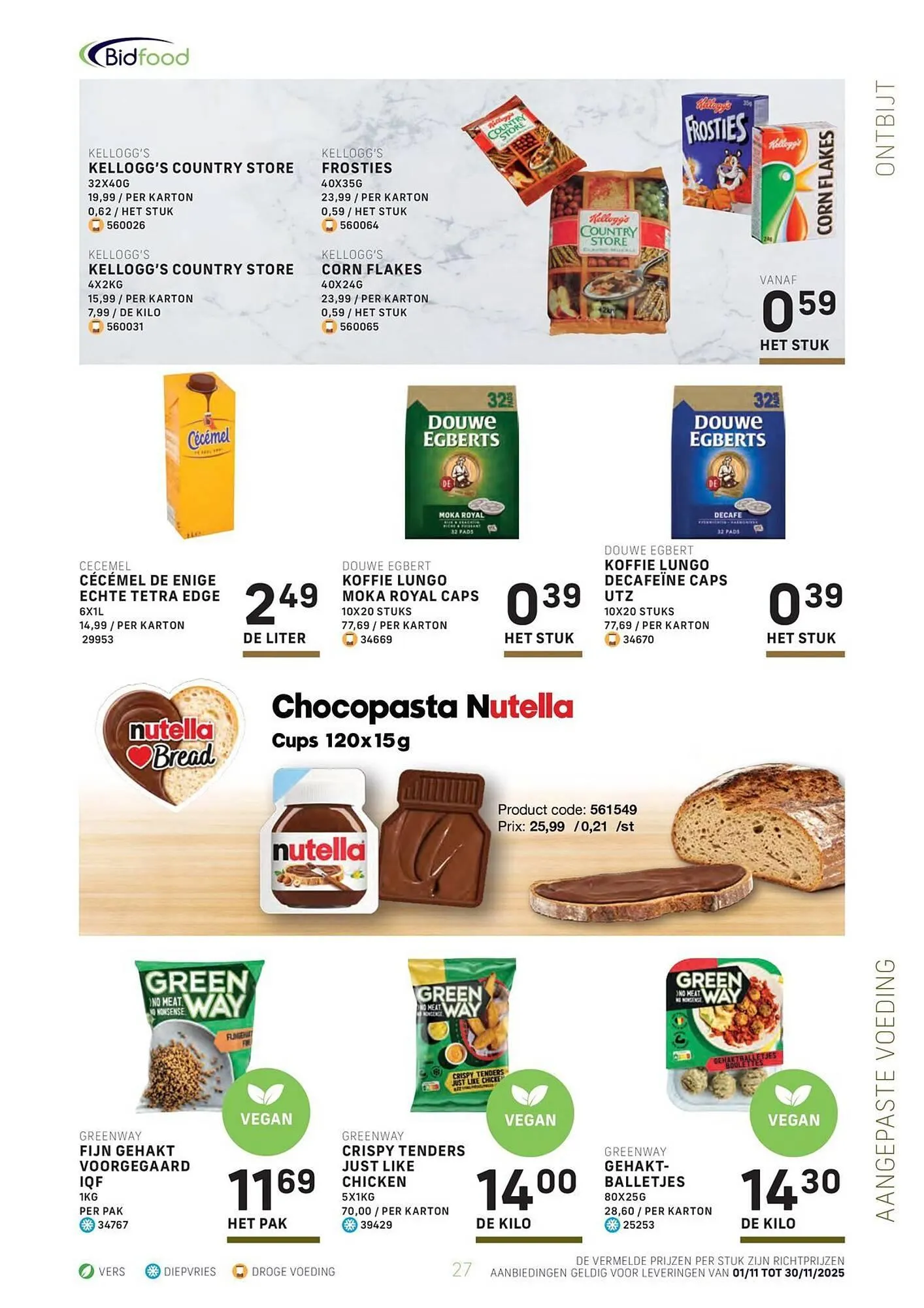 Bidfood folder van 31 oktober tot 30 november 2025 - folder pagina 27