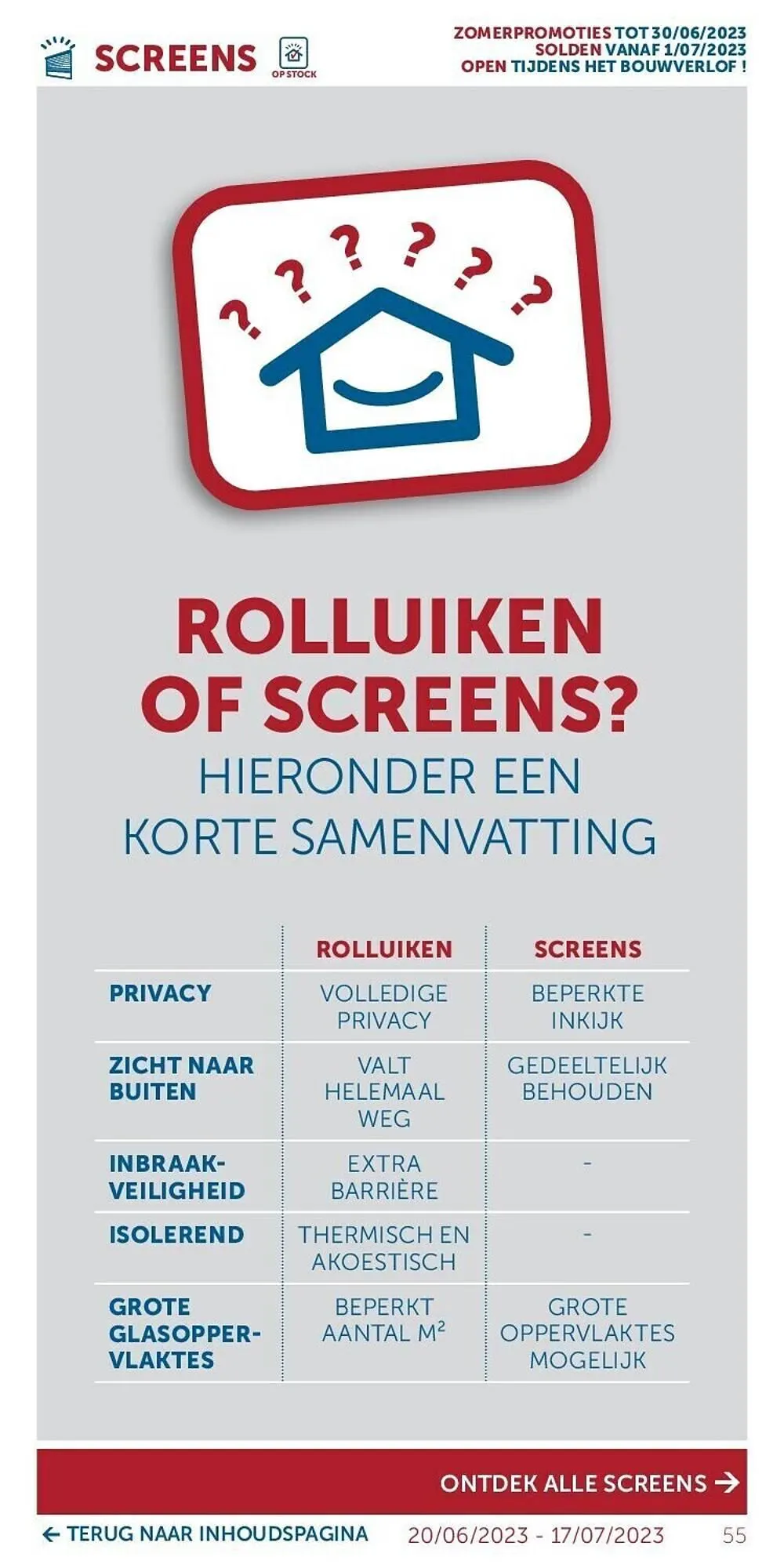 Zelfbouwmarkt folder van 20 juni tot 17 juli 2023 - folder pagina 55