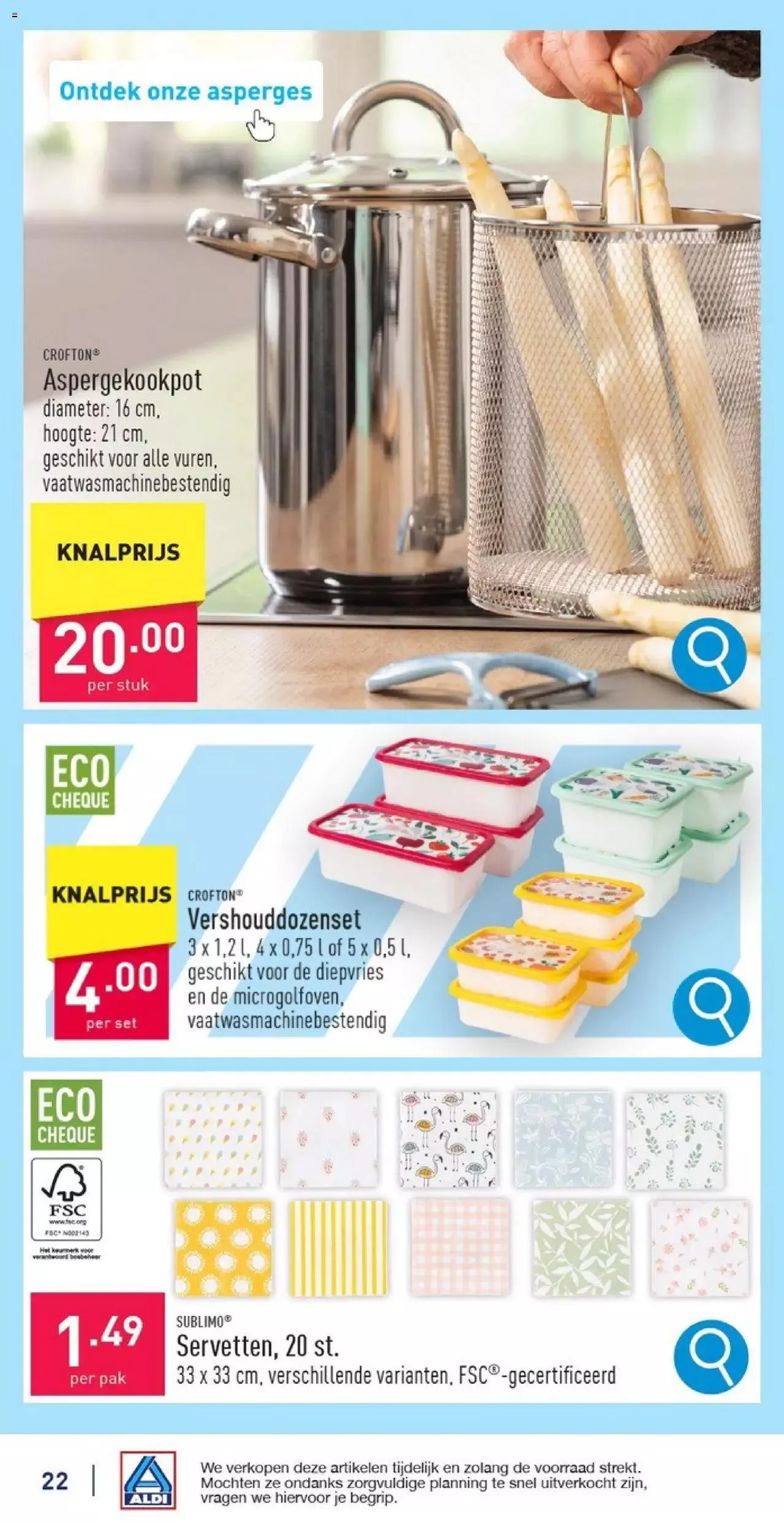 Aldi folder week 15 van 13 april tot 31 december 2024 - folder pagina 22