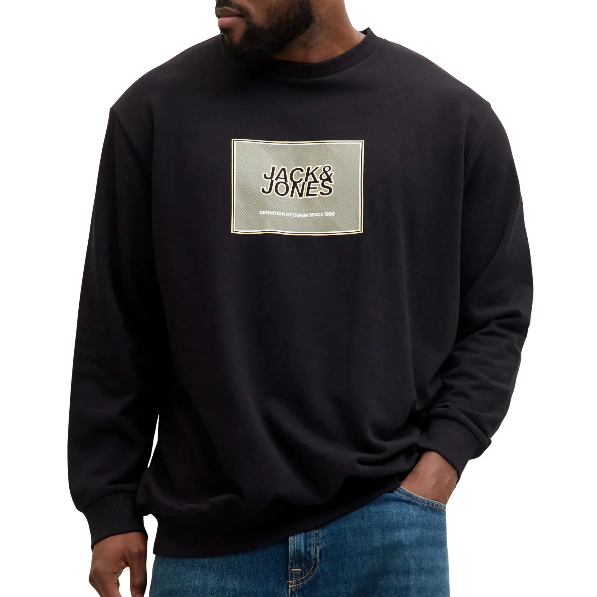 Rain Crew Neck Sweater Heren (plussize)