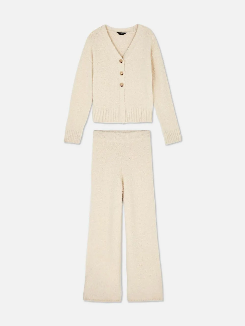 7-15 ans | Gilet à col en V et legging en maille