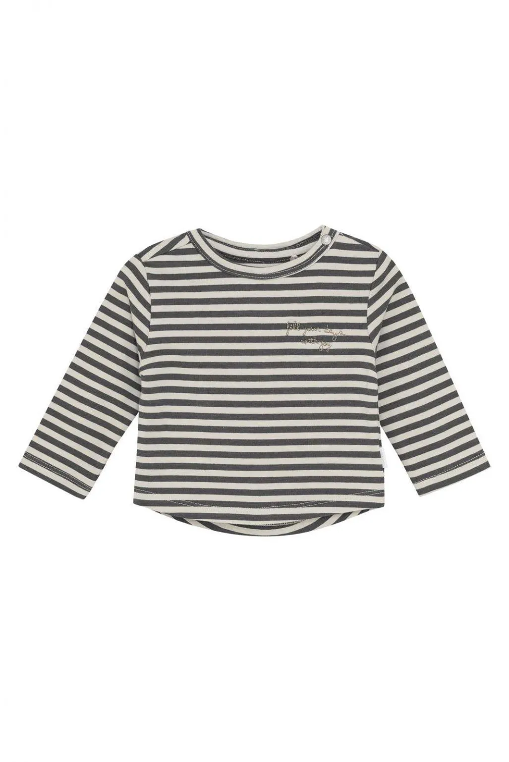 Longsleeve Superior - Stripe Pattern Dark Grey