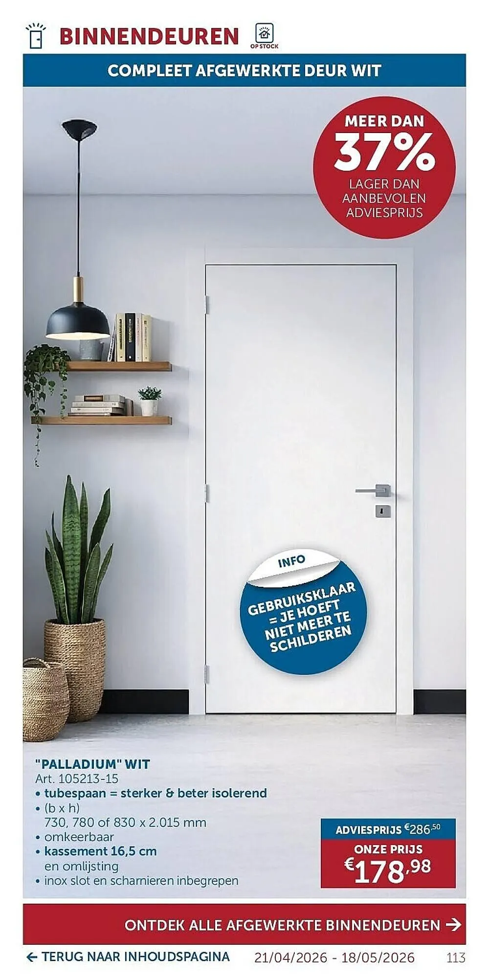 Zelfbouwmarkt folder van 21 april tot 18 mei 2026 - folder pagina 112