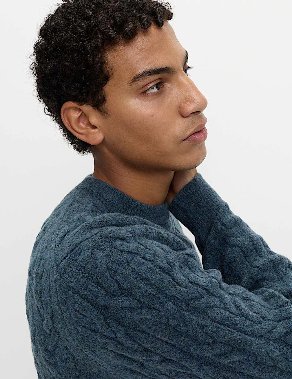 Super Soft Cable Knit Jumper with Wool