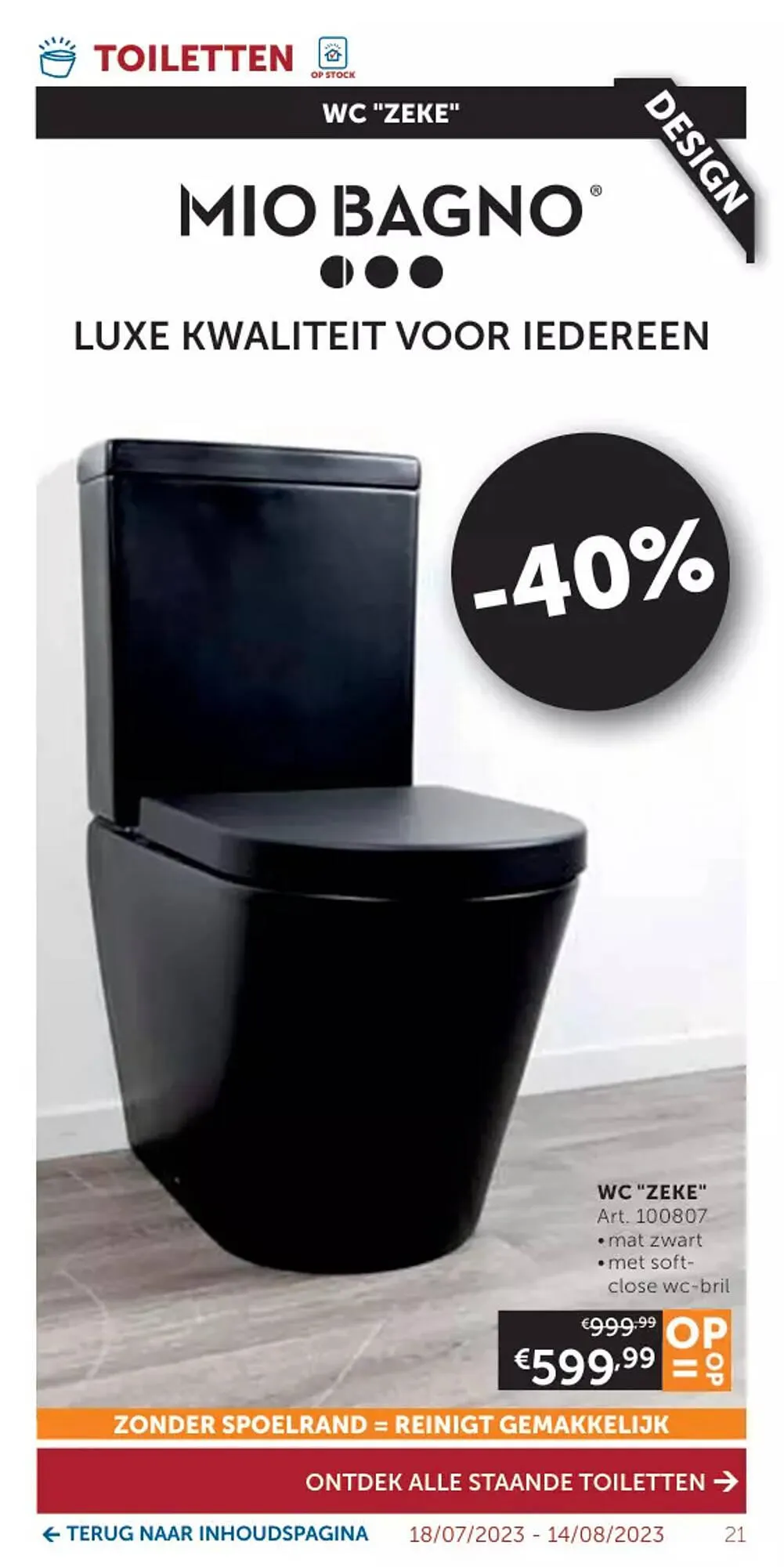 Zelfbouwmarkt folder van 18 juli tot 14 augustus 2023 - folder pagina 21