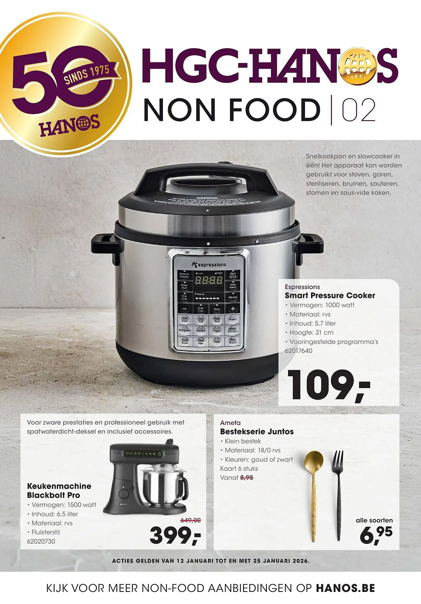 Hanos folder van 12 januari tot 25 januari 2026 - folder pagina 1