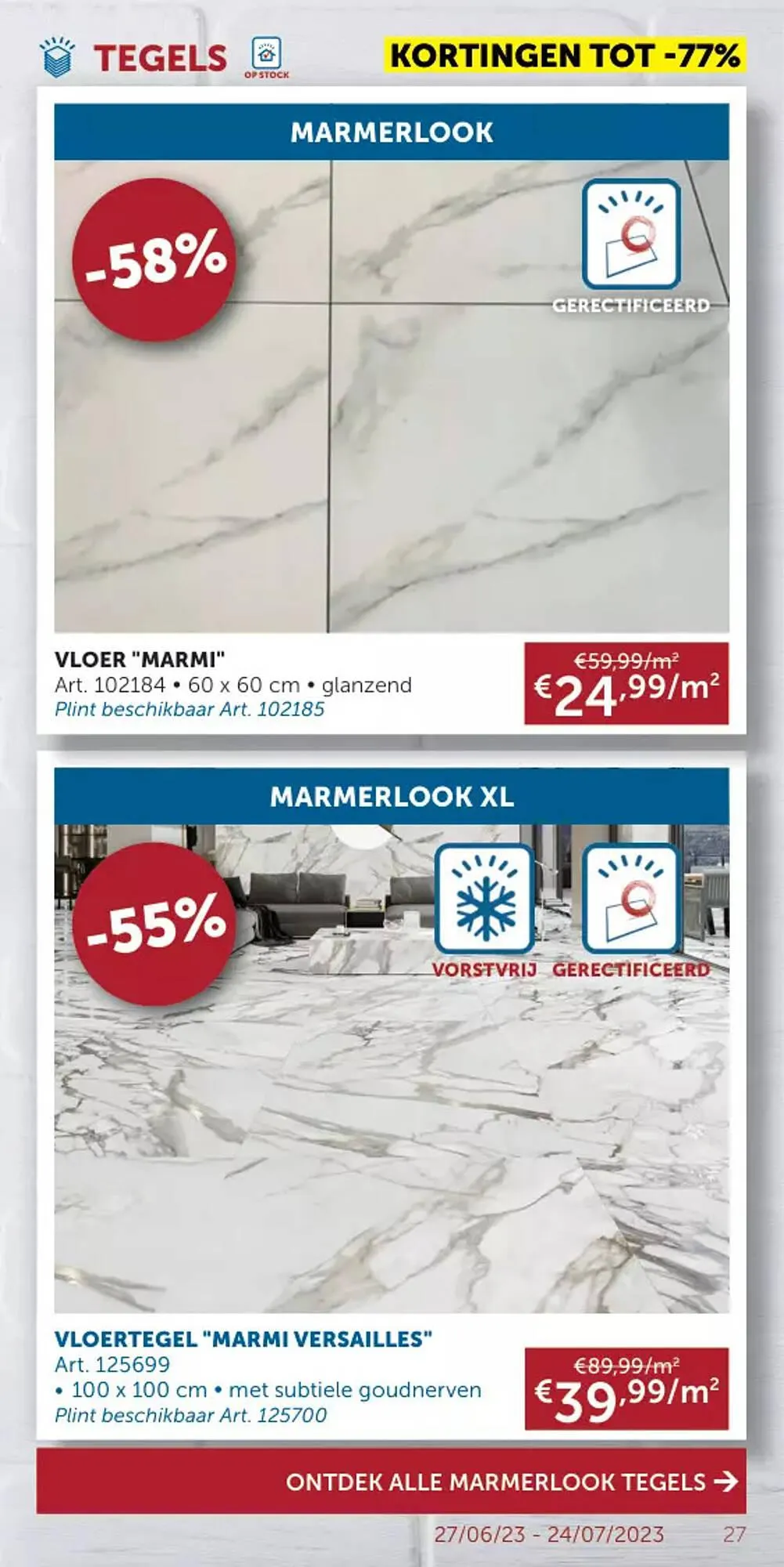 Zelfbouwmarkt folder van 27 juni tot 24 juli 2023 - folder pagina 27