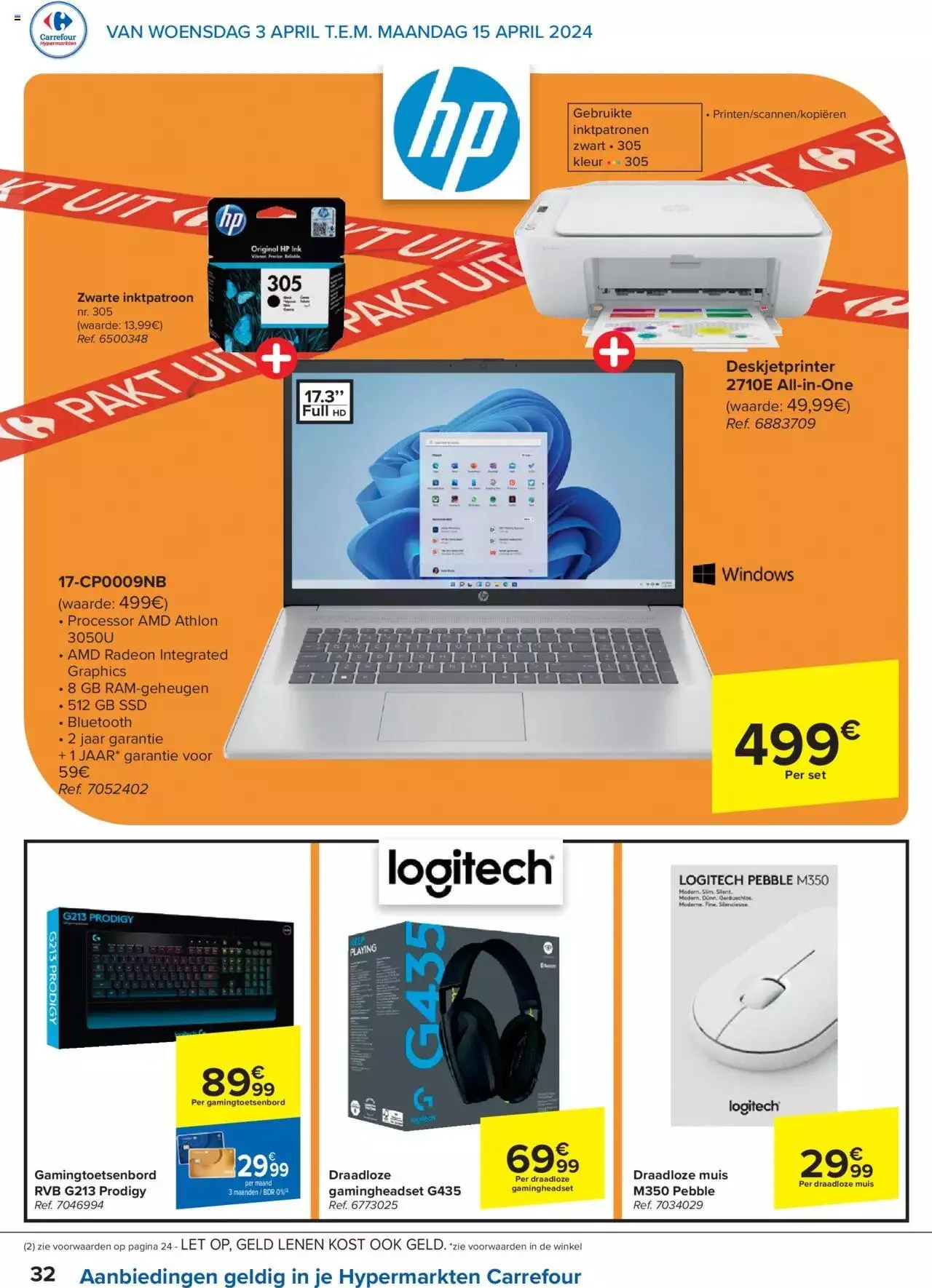 Carrefour folder week 14/15 van 15 april tot 31 december 2024 - folder pagina 32