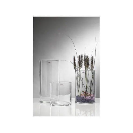 Cilindervaas Transparant D19Xh40Cm Glas