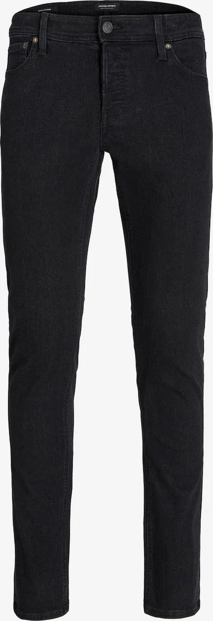 JACK & JONES Slimfit Jeans 'JJIGlenn' in Black Denim