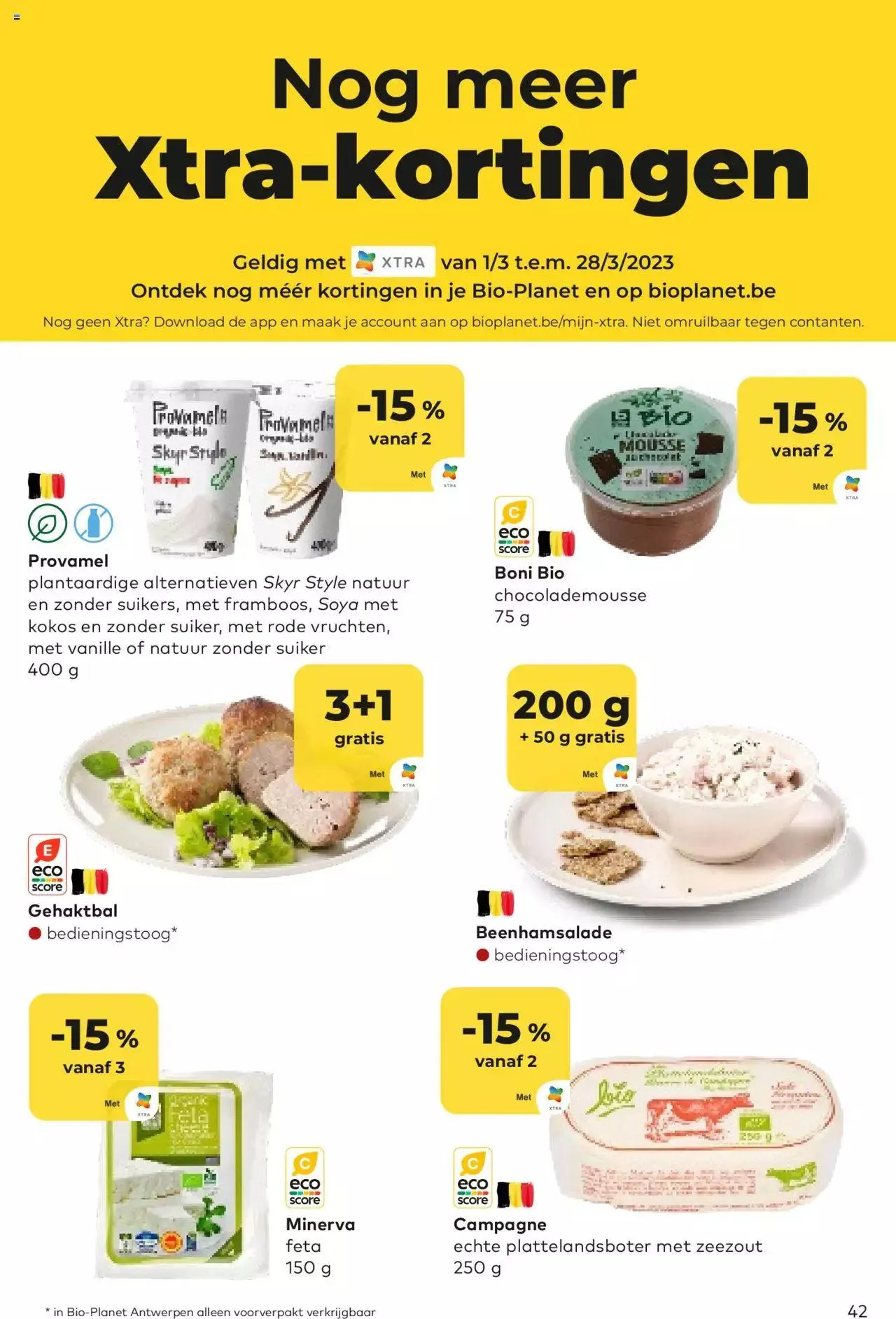 BioPlanet folder van 28 maart tot 31 december 2023 - folder pagina 42