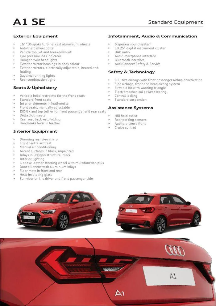 Audi A1 2024 van 9 april tot 9 april 2025 - folder pagina 3
