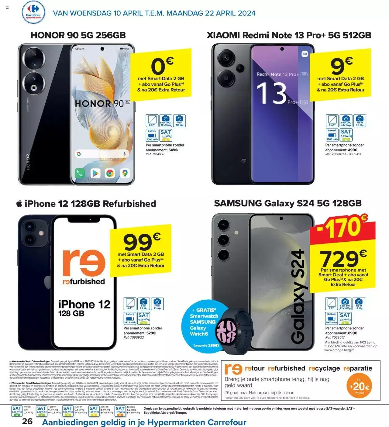 Carrefour folder week 15/16 van 22 april tot 31 december 2024 - folder pagina 26