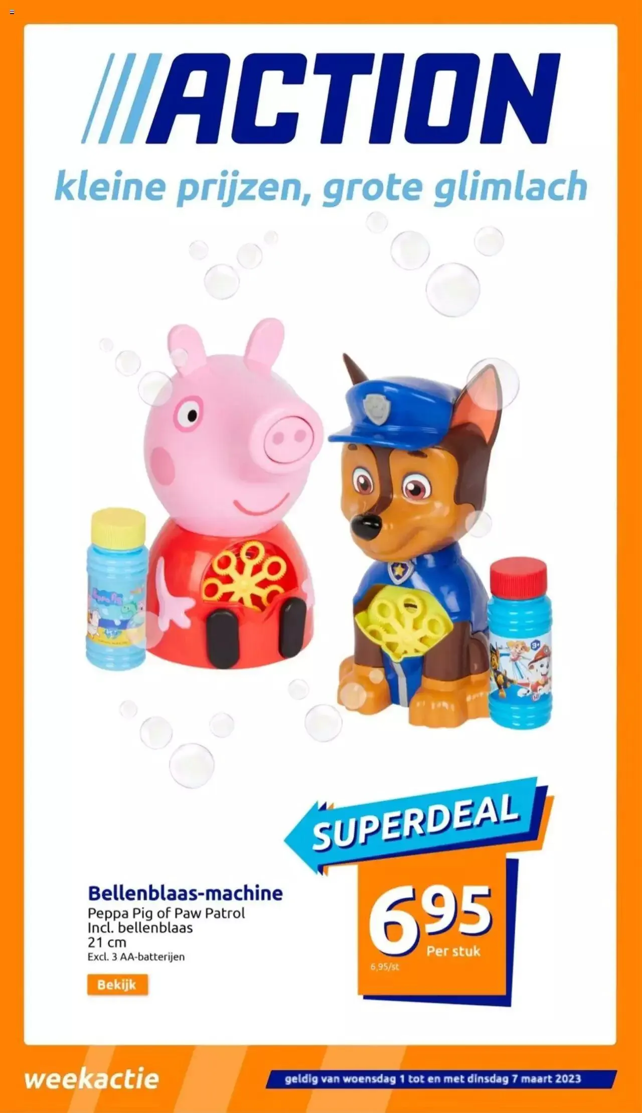 Action folder week / de la semaine 09 van 7 maart tot 31 december 2023 - folder pagina 1