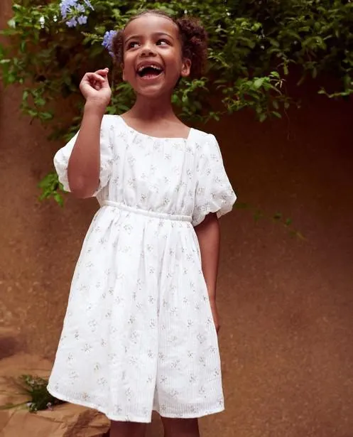 Jurk met borduursel, communie