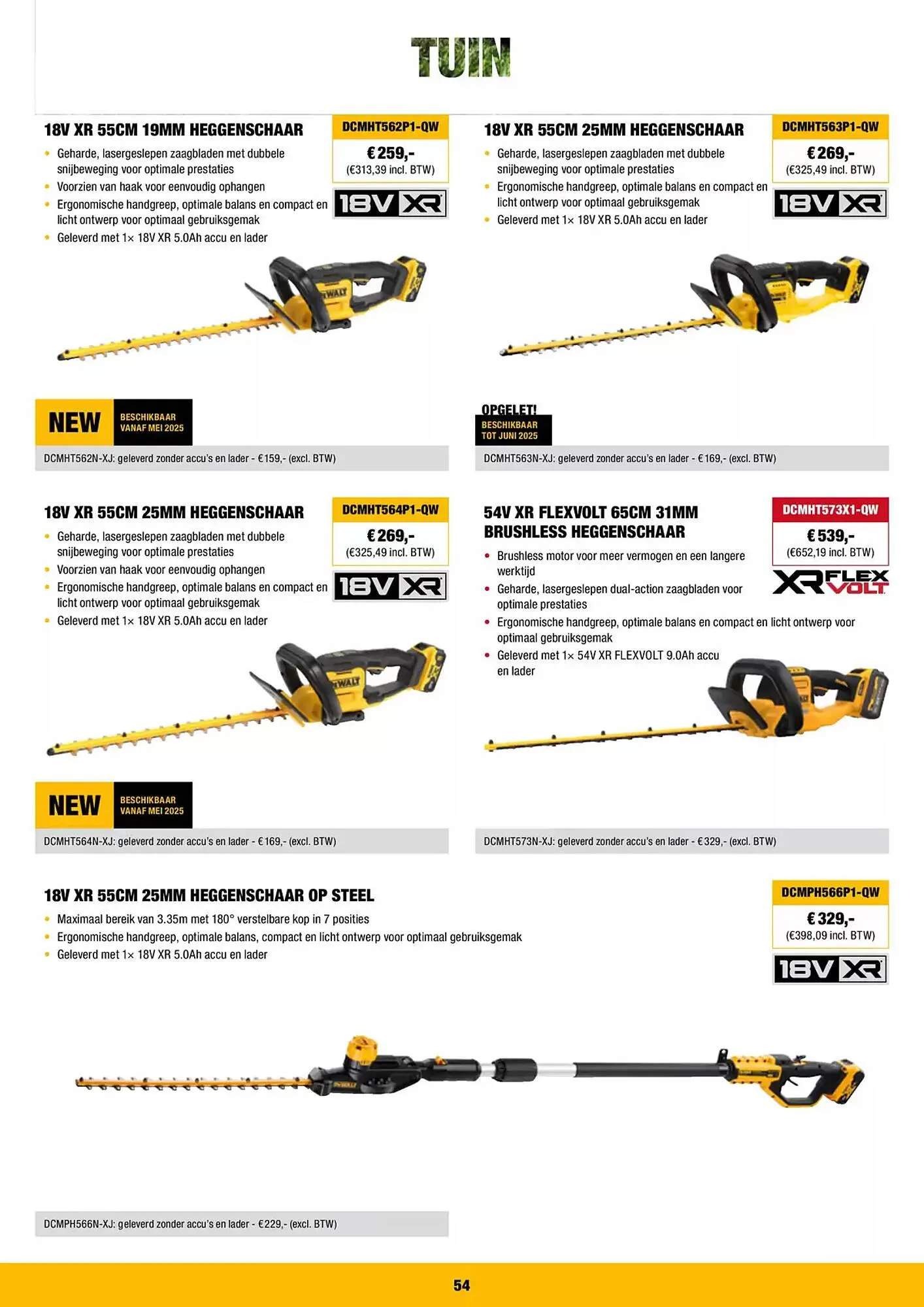 DeWALT folder van 3 februari tot 31 augustus 2025 - folder pagina 54