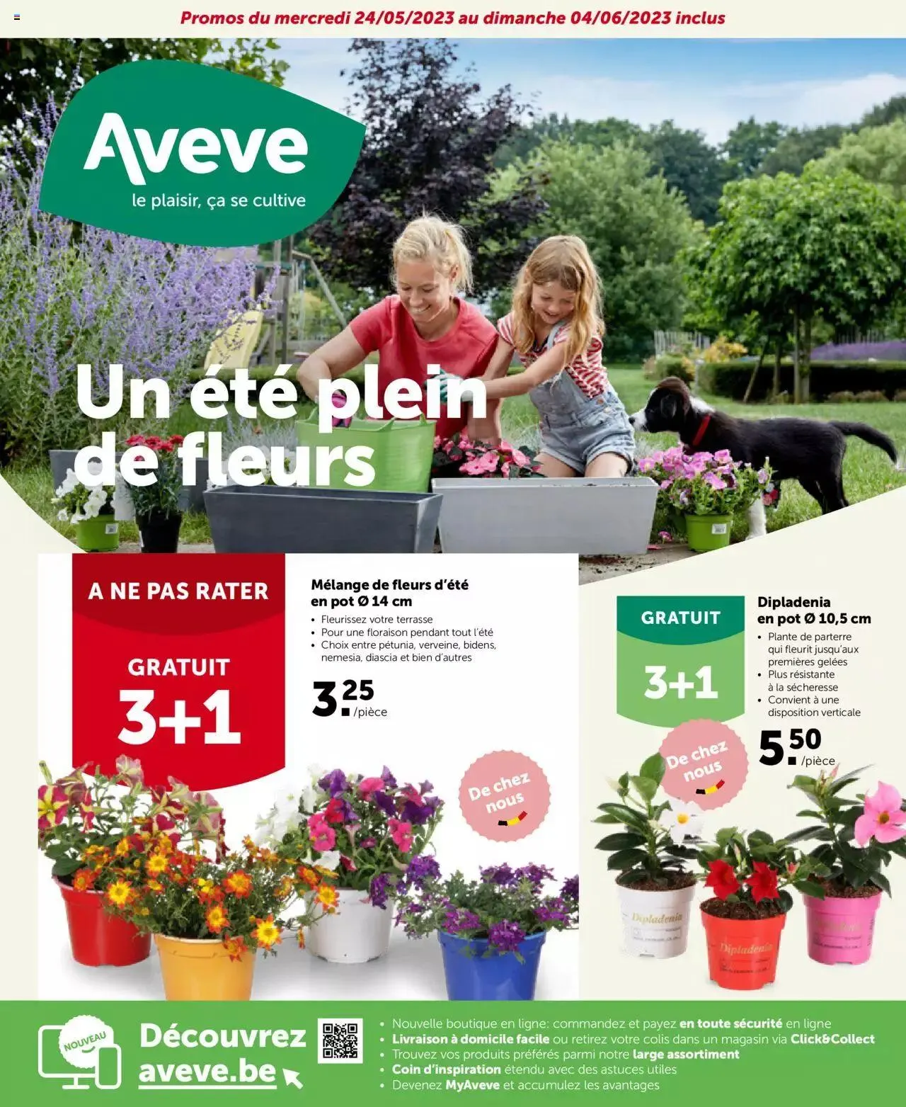 Aveve folder / publicité van 4 juni tot 31 december 2023 - folder pagina 1