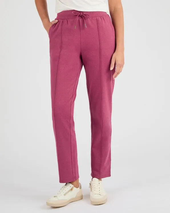 Loungebroek van geborsteld molton