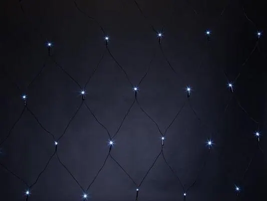 Vellight ZNOBC25 Spika LED Lichtnet 144 Leds Koud Wit - 2 x 2 m