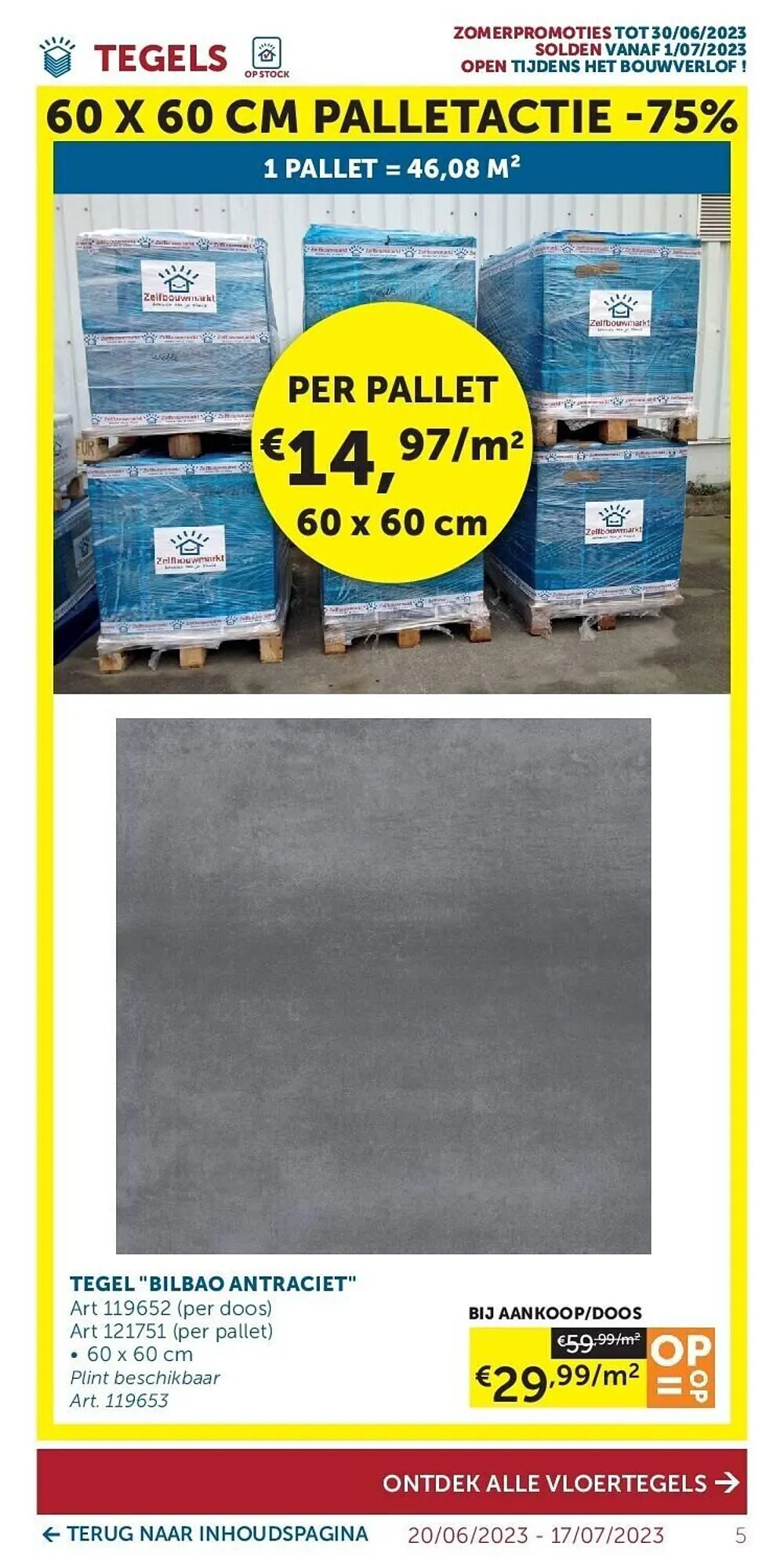 Zelfbouwmarkt folder van 20 juni tot 17 juli 2023 - folder pagina 5