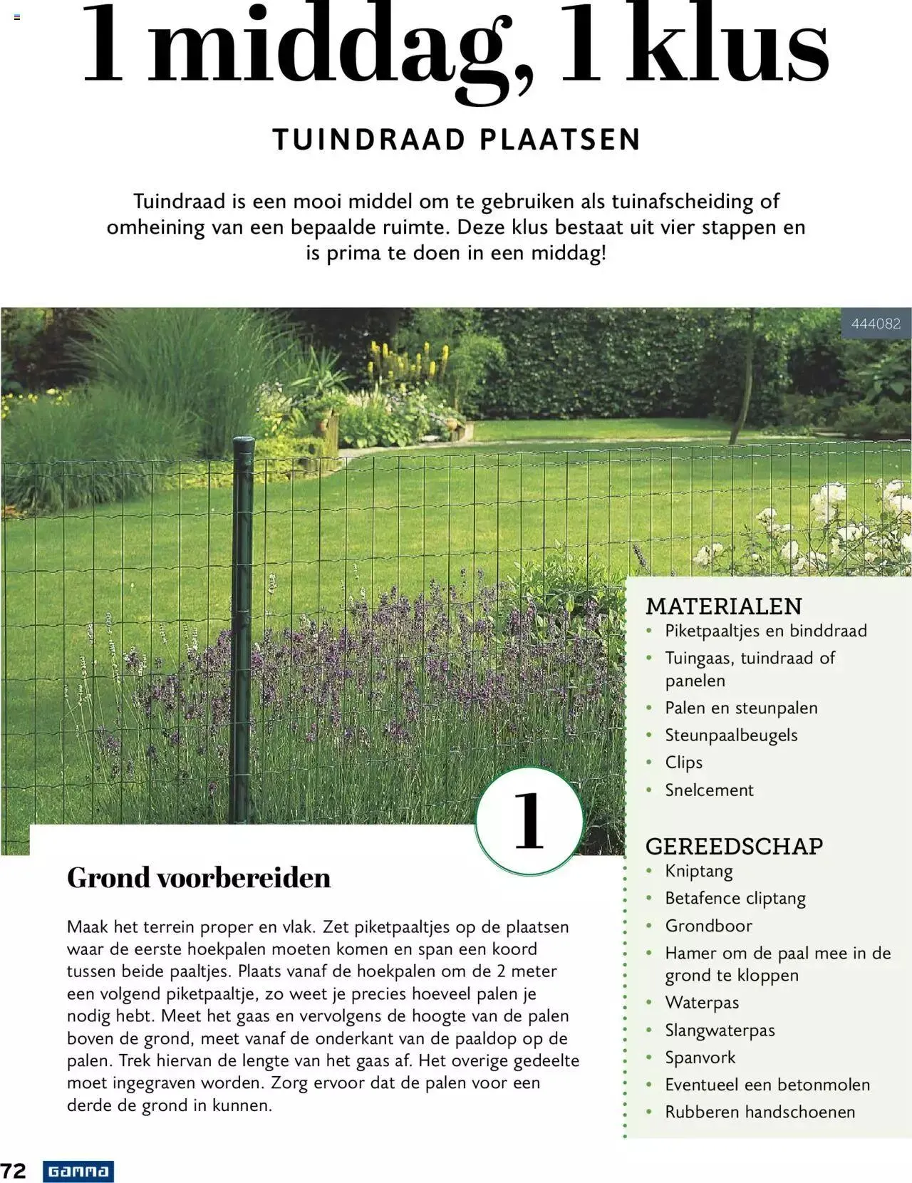 GAMMA tuinmagazine 2022 van 22 maart tot 31 december 2023 - folder pagina 72