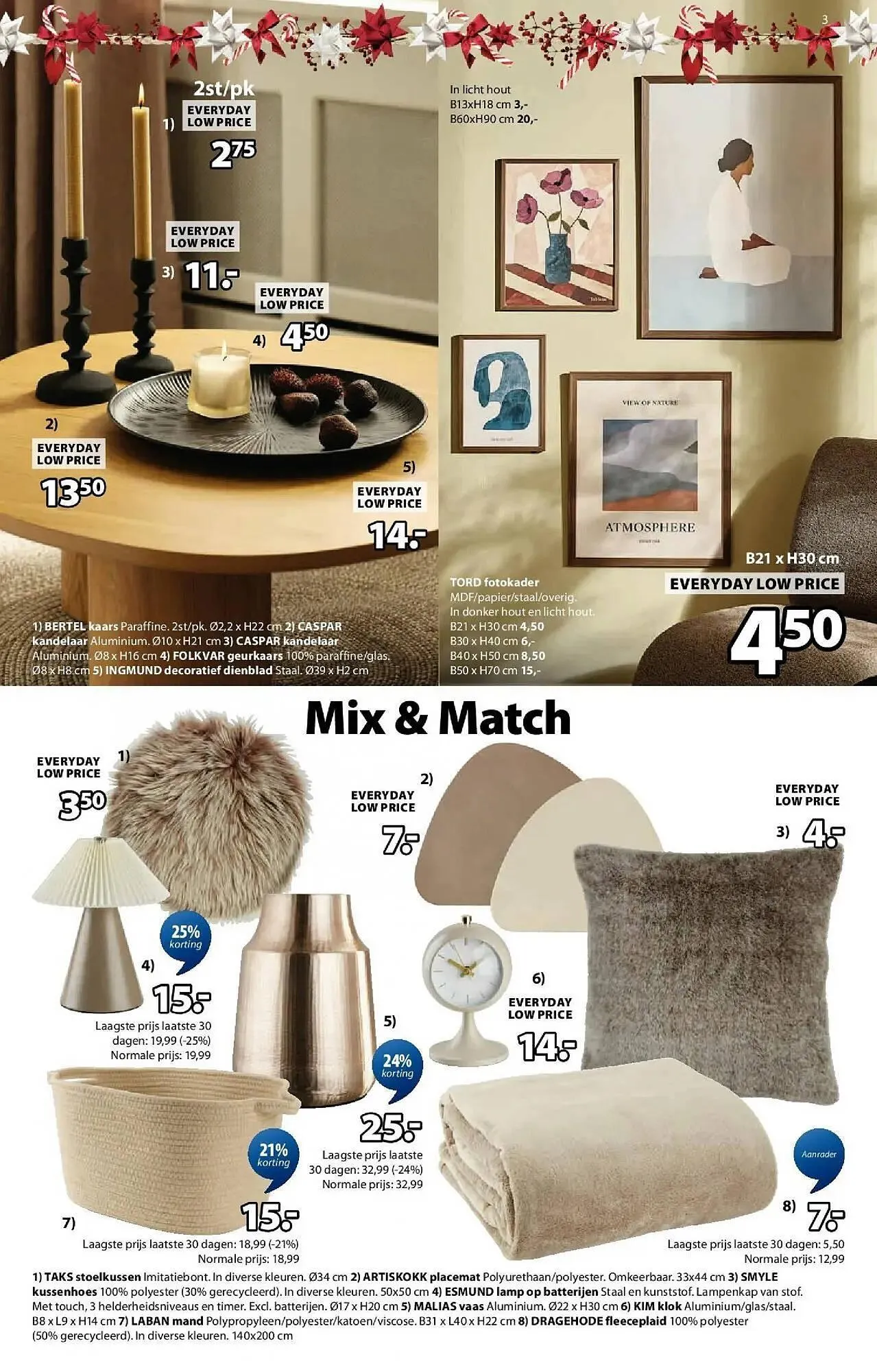 Jysk folder van 7 december tot 1 januari 2026 - folder pagina 3