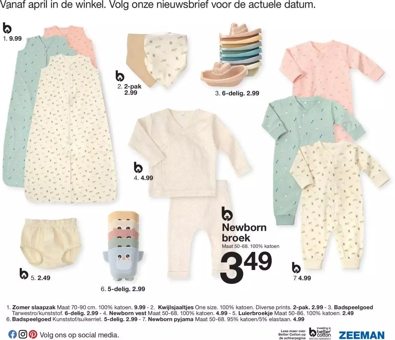 Zeeman babycollectie folder van 1 januari tot 31 december 2023 - folder pagina 15
