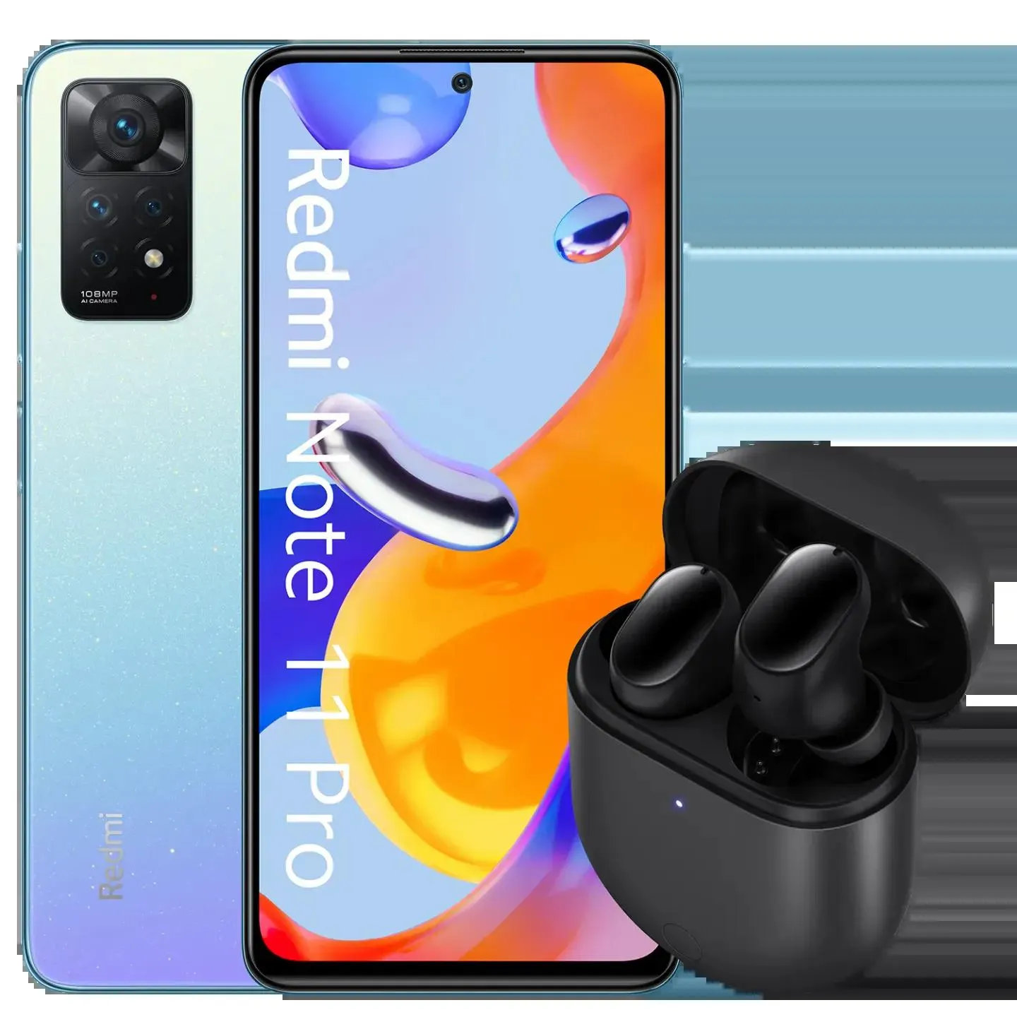 Xiaomi | Redmi Note 11 Pro 128 GB Star Blue + Redmi Buds 3 Pro