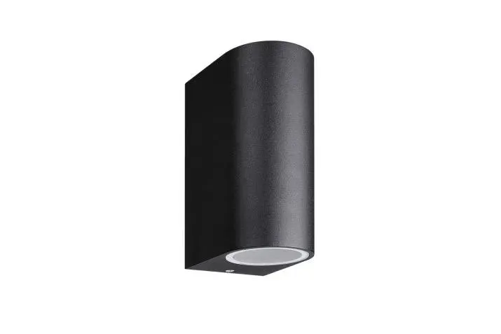 Wandlamp zwart 35W GU10