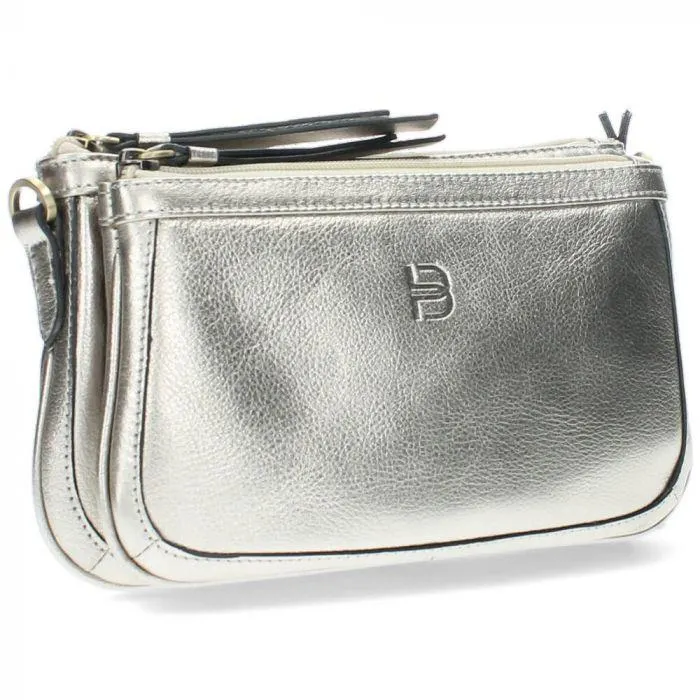 Metallic bronzen crossbody