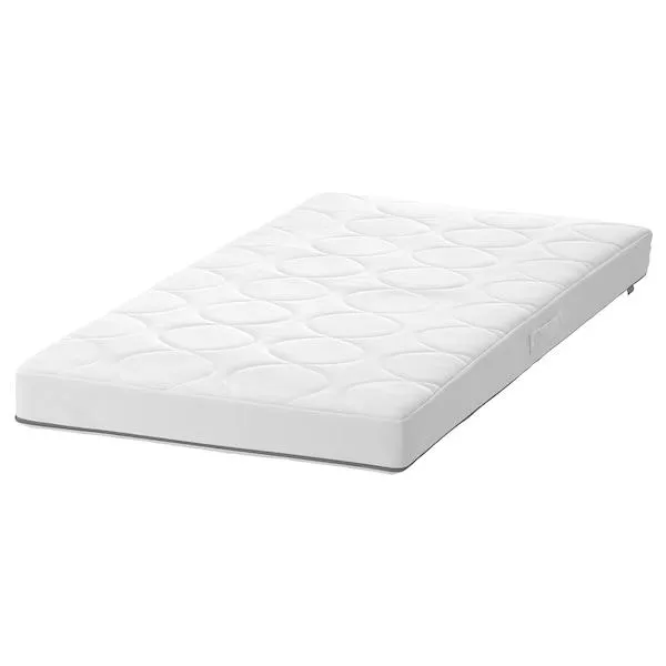Pocket sprung mattress for cot, white,
