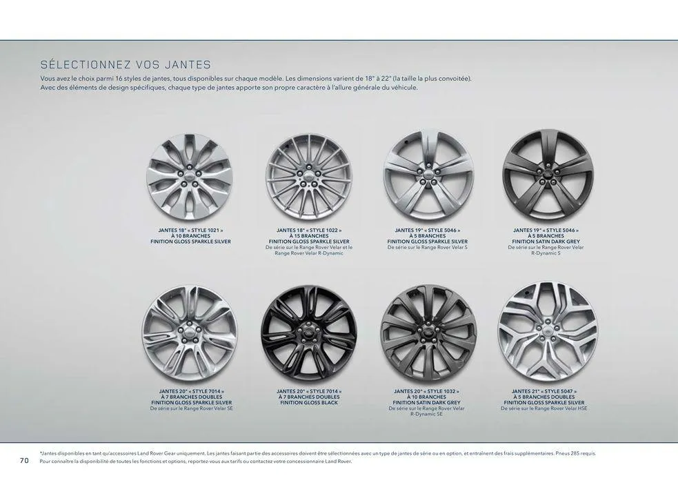 ROVER VELAR van 13 oktober tot 13 oktober 2024 - folder pagina 70