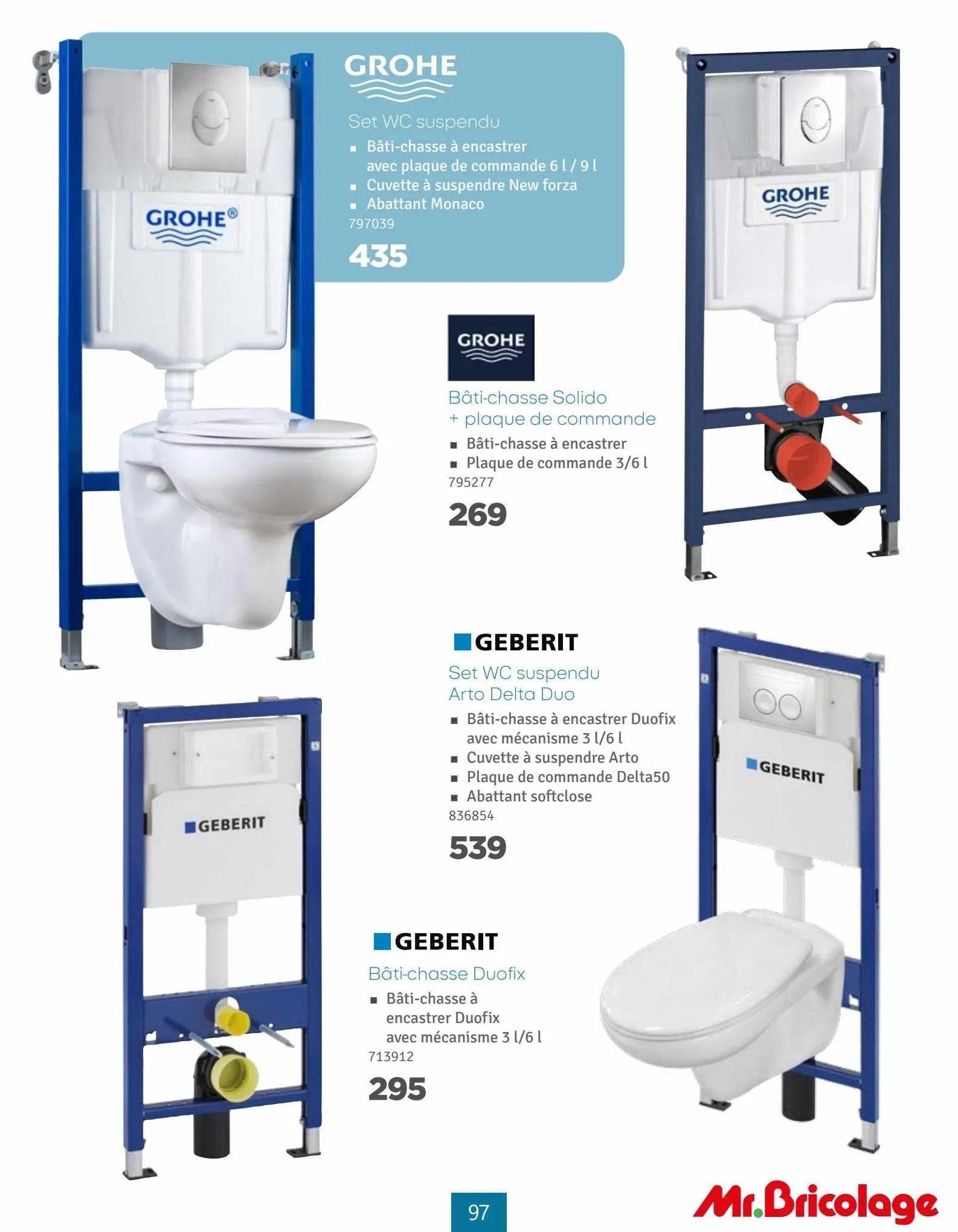 Mr Bricolage Magazine Sanitair van 11 september tot 28 september 2023 - folder pagina 97