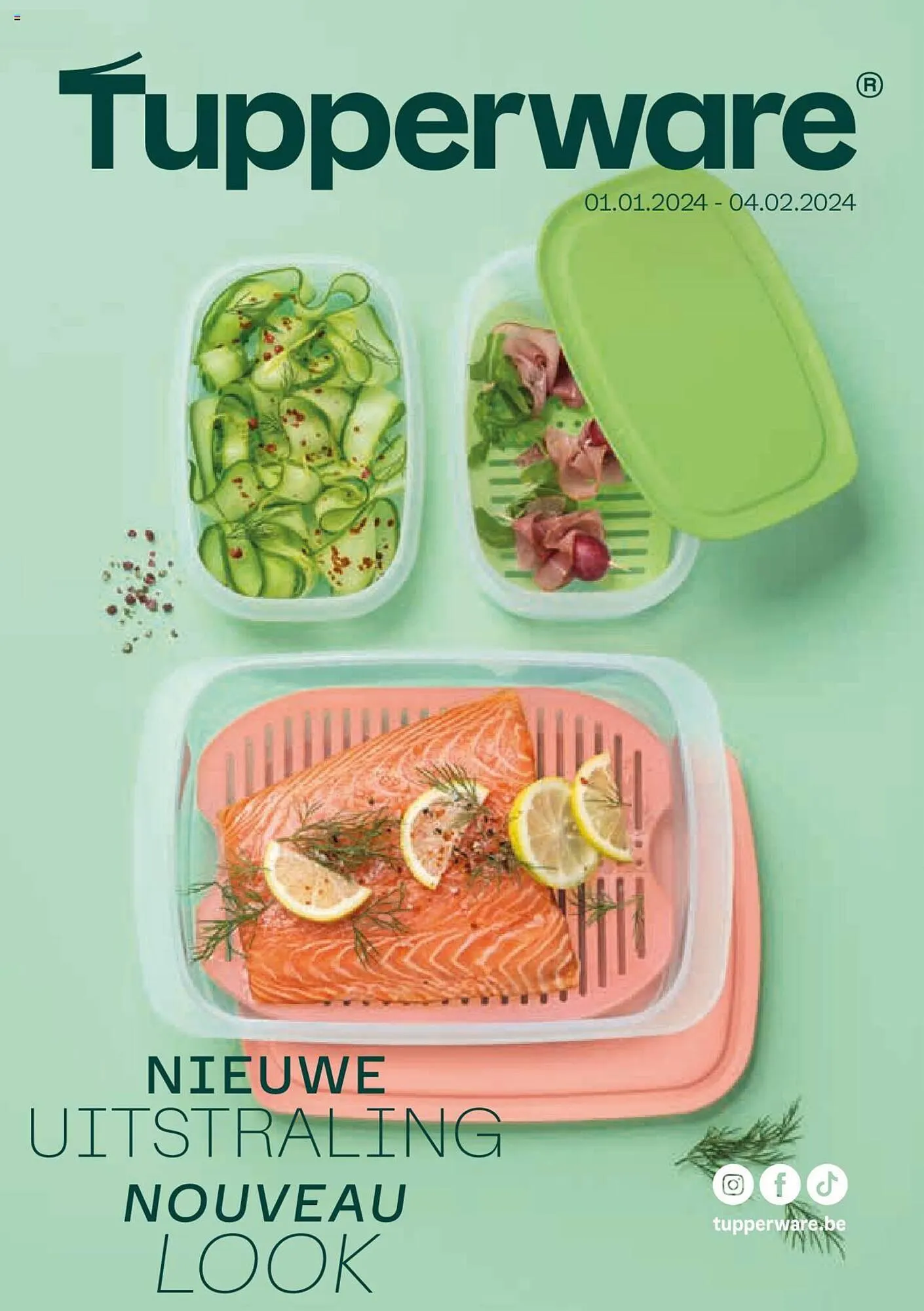 Tupperware Folder van 7 januari tot 7 januari 2024 - folder pagina 1