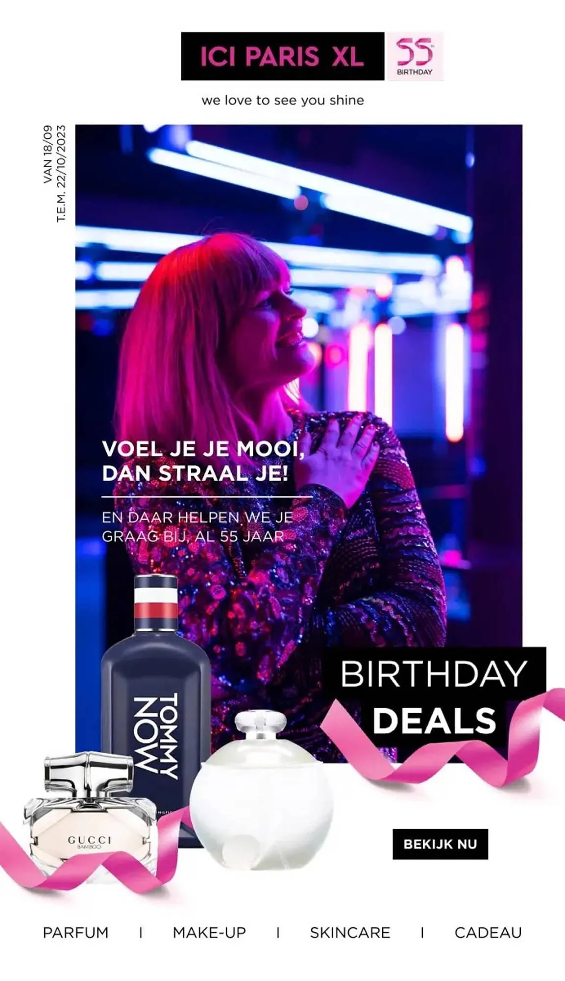 ICI PARIS XL folder van 18 september tot 22 oktober 2023 - folder pagina 1