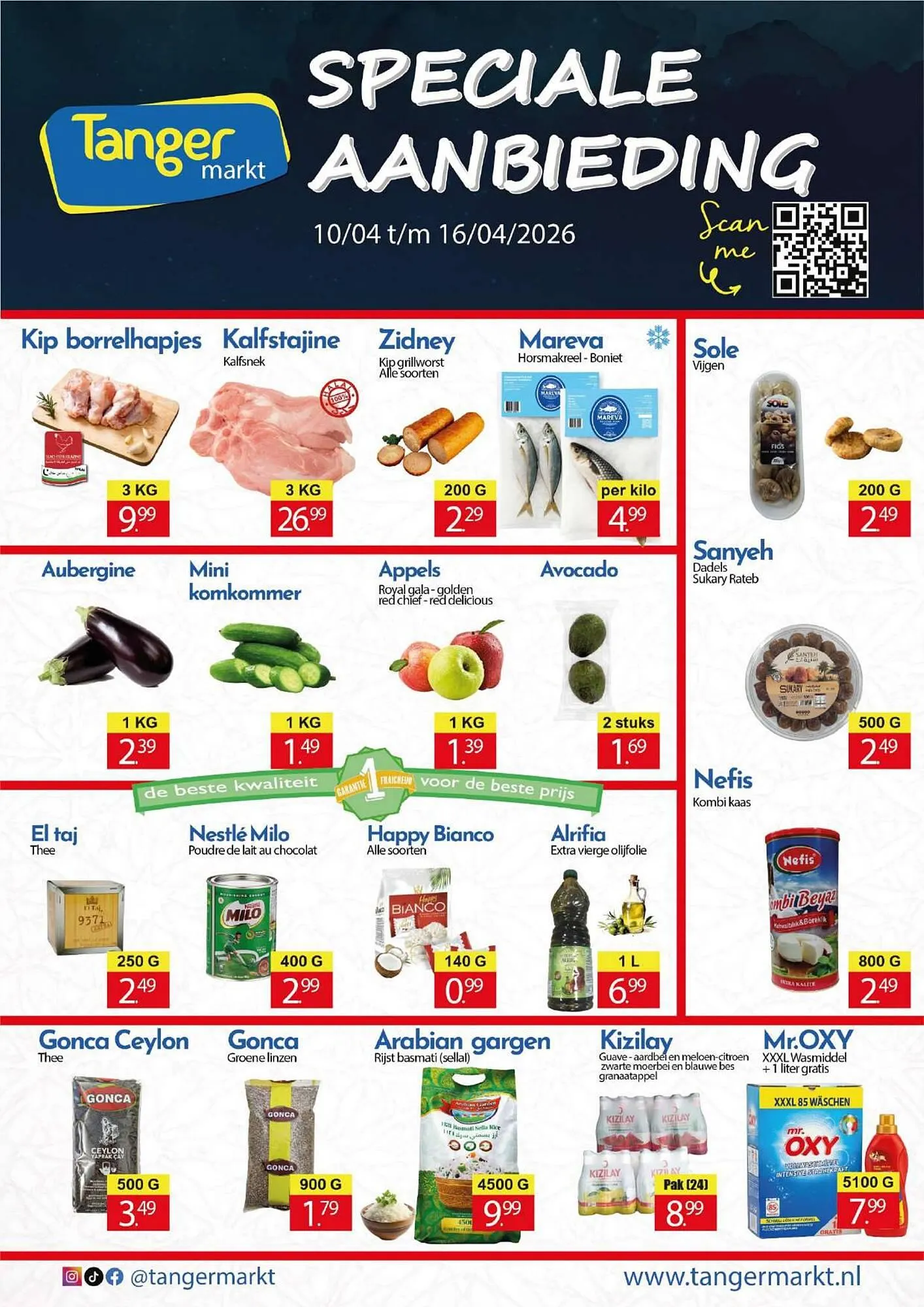 Tanger Markt folder van 10 april tot 16 april 2026 - folder pagina 1