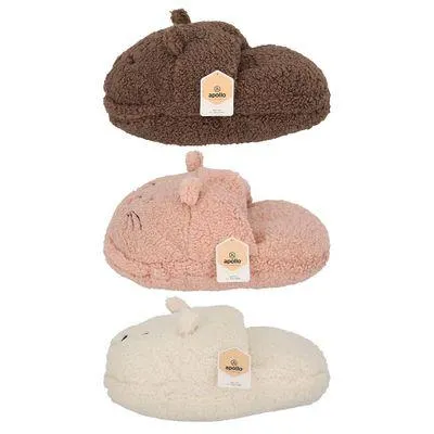 Dames huissloffen basis bont