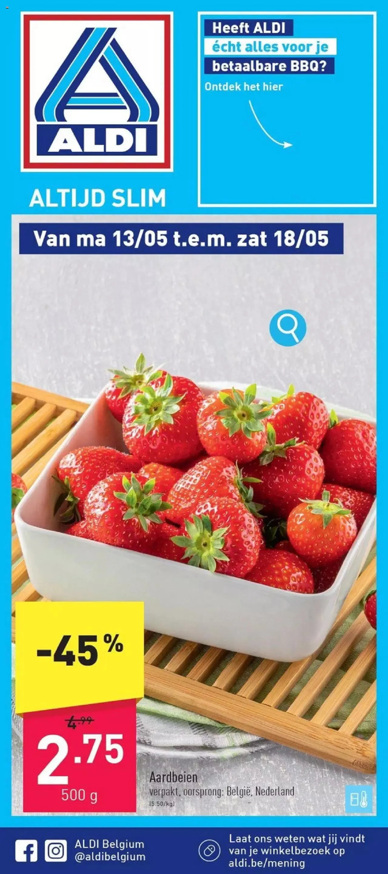 Aldi folder week 20 van 18 mei tot 31 december 2024 - folder pagina 1