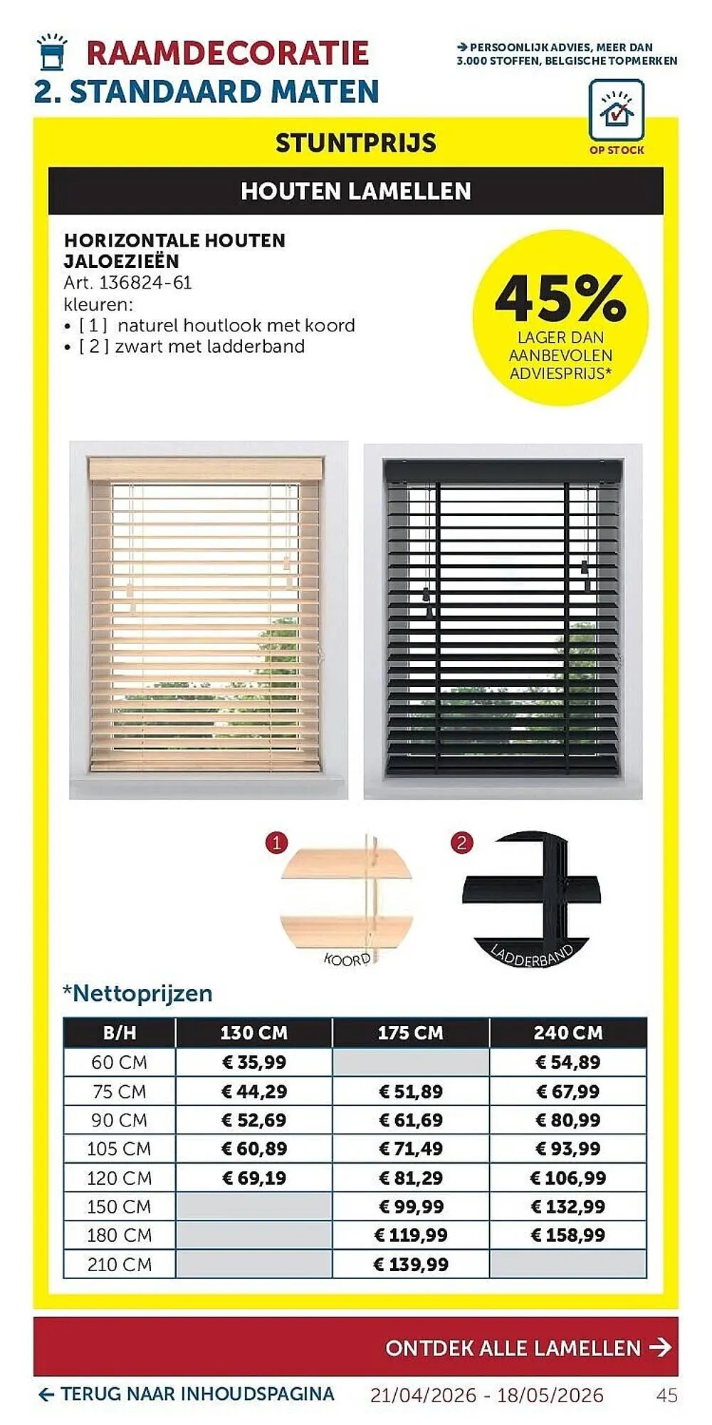 Zelfbouwmarkt folder van 21 april tot 18 mei 2026 - folder pagina 45