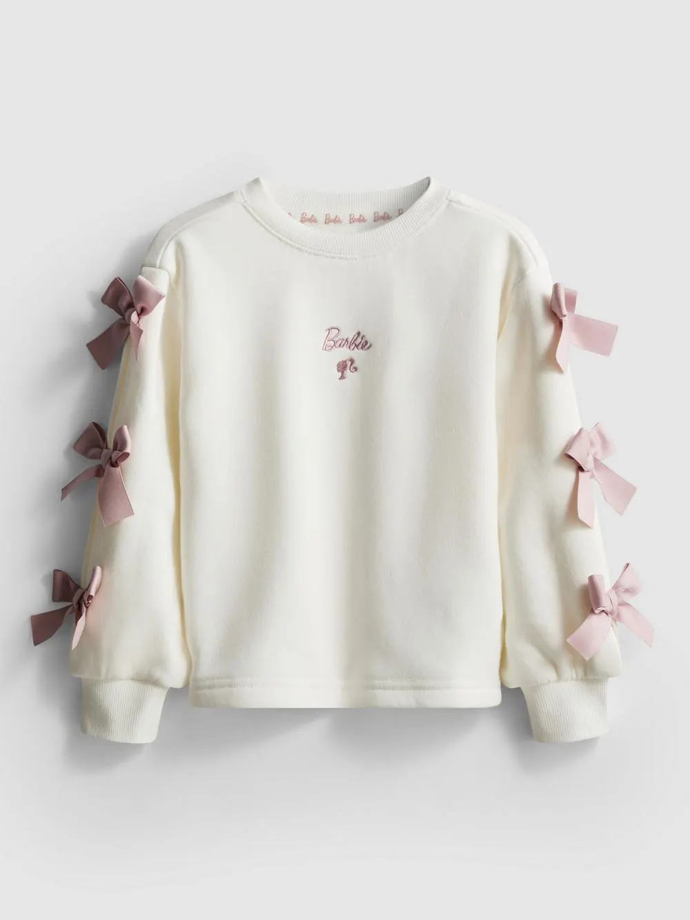 18 mois–8 ans | Sweat-shirt à nœud Barbie