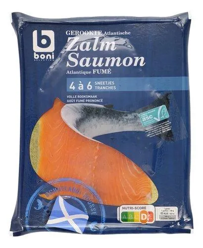 saumon fumé Ecosse tranches