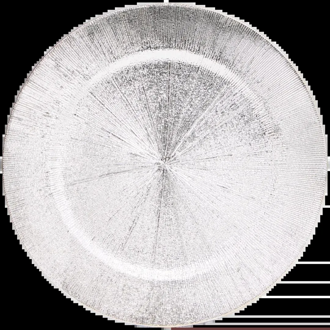 Sottopiatto con motivo a rilievo