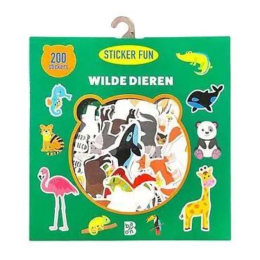 Wilde Dieren - 200 Afneembare Stickers
