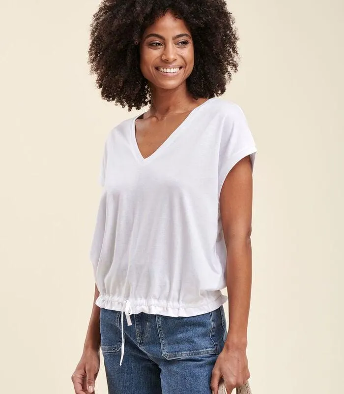 Lyocell T-shirt korte mouwen