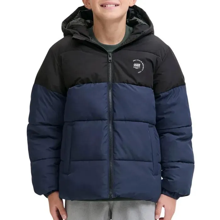 Maze Logo Hood Puffer Jas Junior